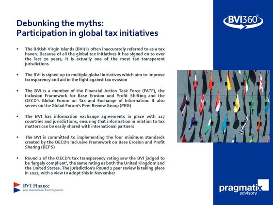  Debunking the myths: Participation in global tax initiatives