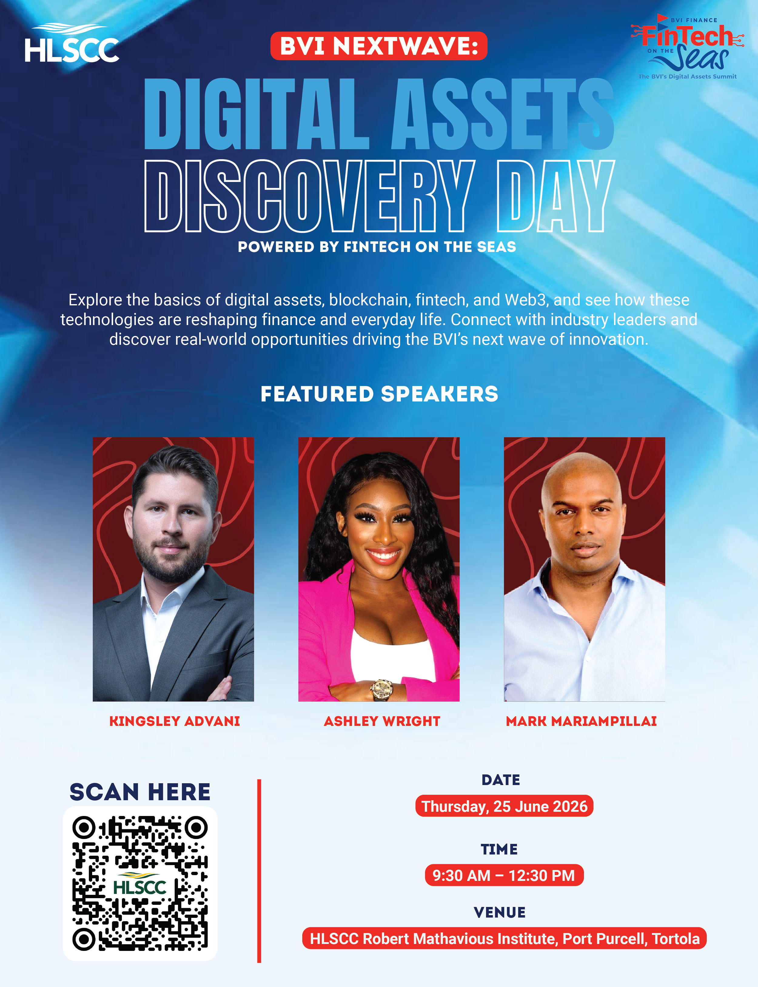 BVI FINANCE AND HLSCC PARTNER TO BRING DIGITAL FINANCE INSIGHTS THROUGH BVI NEXTWAVE DISCOVERY DAY