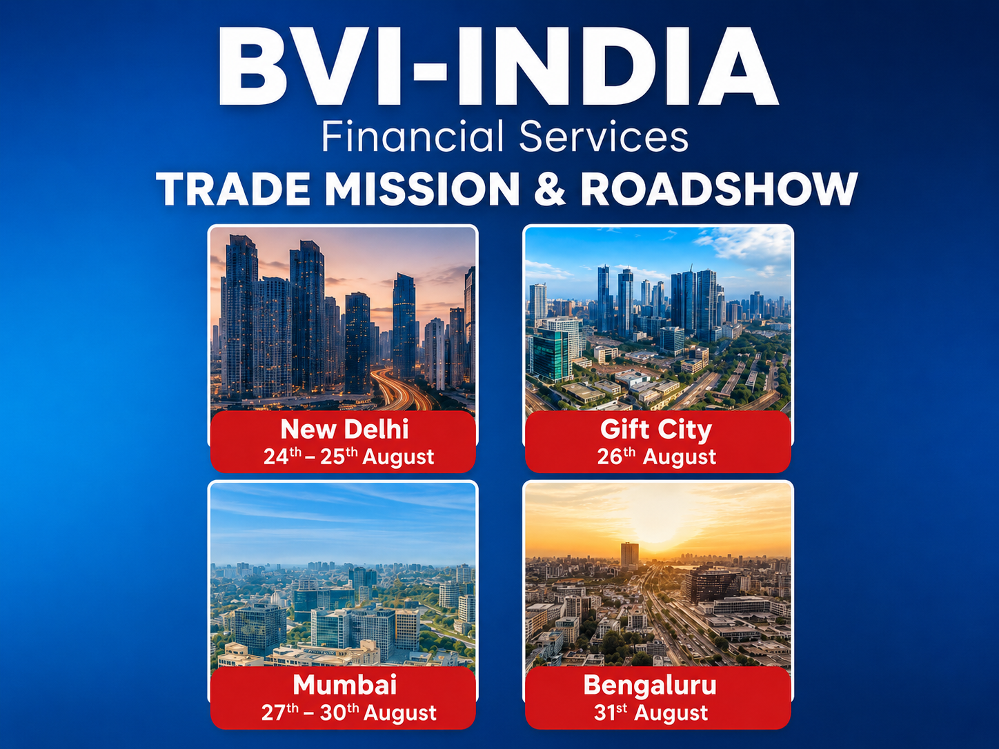 BVI Gears Up for Historic First Financial Services Mission to India