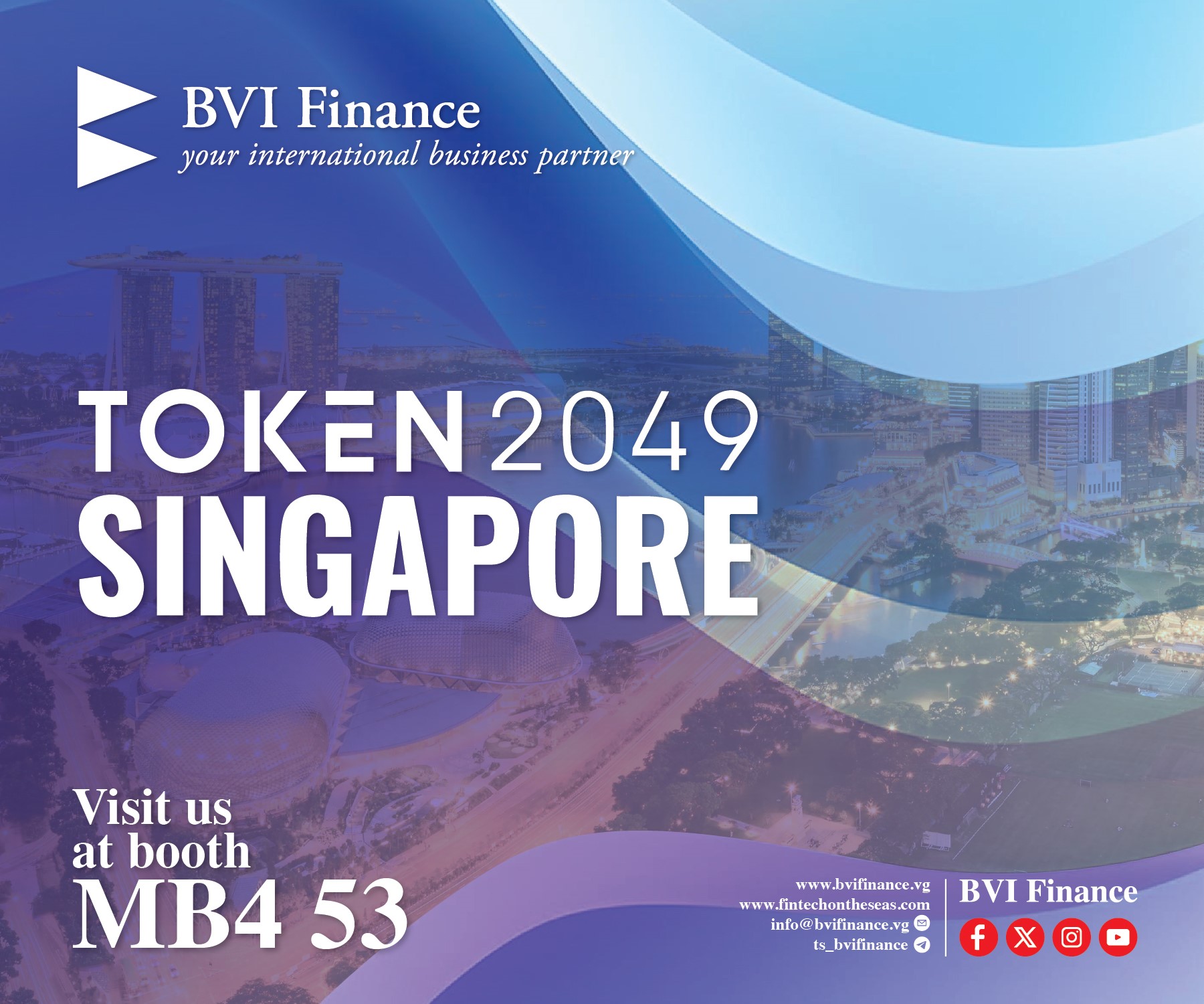 Token 2049 Singapore - BVI Finance Limited > Events & Media > Events